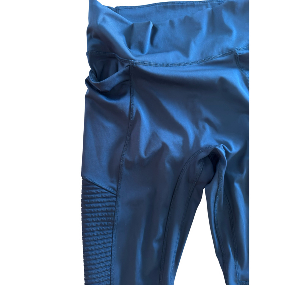 Fabletics Women’s black Moto Leggings | Size Large | High-Waisted & Stylish‎